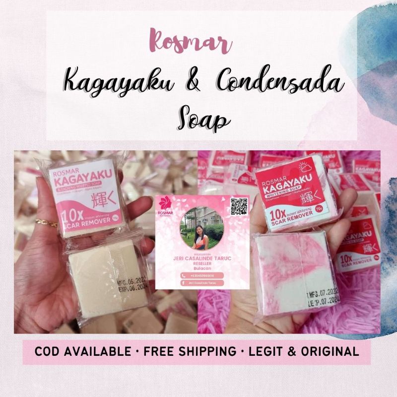 Onhand Rosmar Kagayaku Condensada Soap G Legit Original