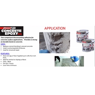 Pioneer Pro Concrete Epoxy A B High Viscosity Set Liter Shopee