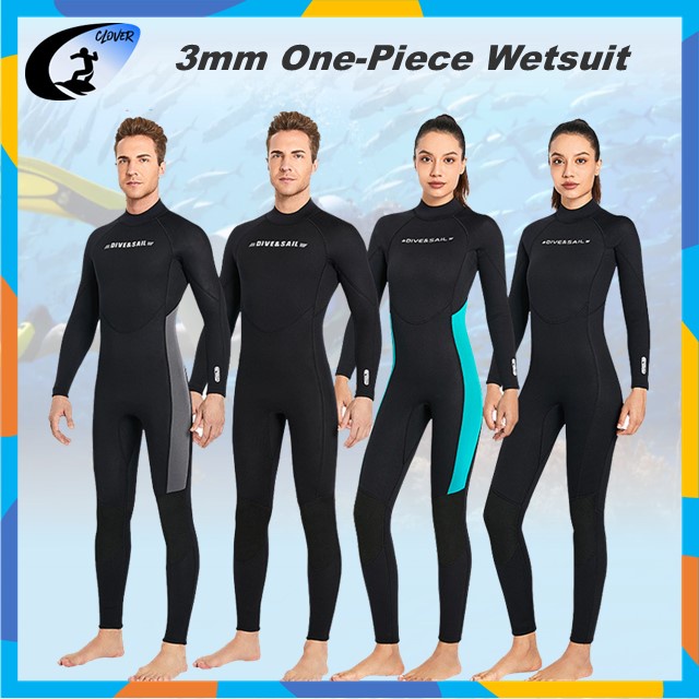 Mm Full Body Wetsuit Super Stretch Diving Suit Swimming Scuba Diving