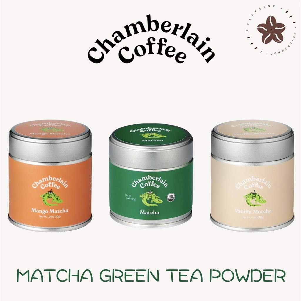 Pre Order Chamberlain Coffee Matcha Powder Original Vanilla Mango