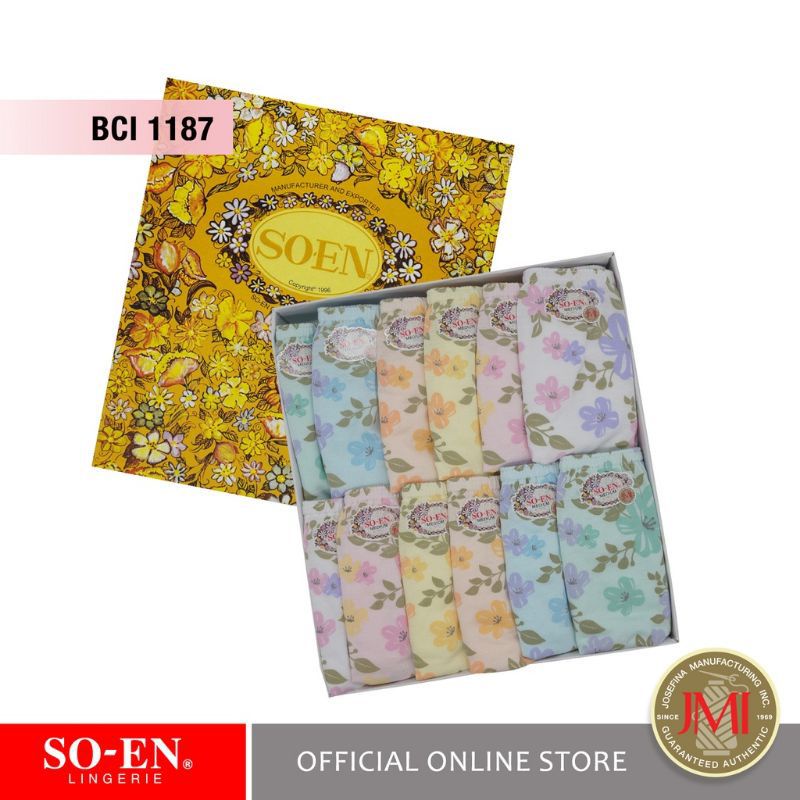 Soen Bikini Panty Bci Original Pcs Box Thin Garter Shopee Philippines