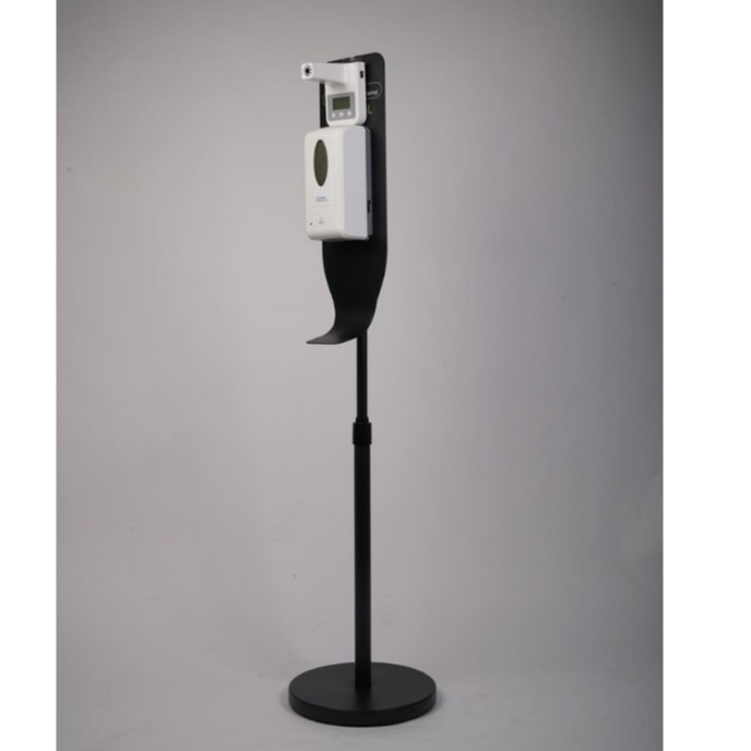 AUTOMATIC ALCOHOL DISPENSER WITH STAND AND THERMAL SCANNER ESSENTIAL IN