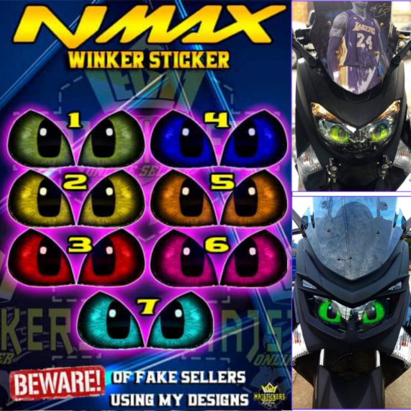 Yamaha Nmax V Toothless Winker Eye Transparent Shopee Philippines