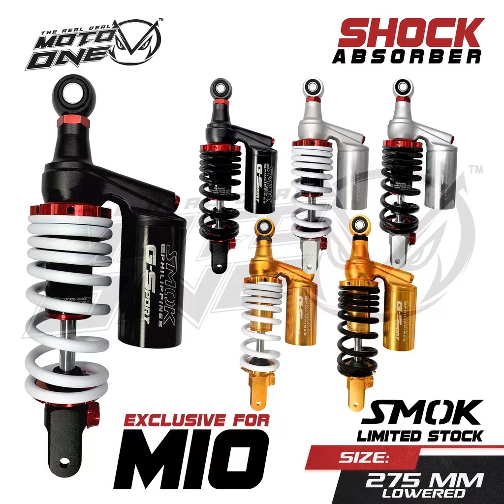 Smok Rear Shock Gold Red Black Series For Mio Sporty Mio I 125 Soul I