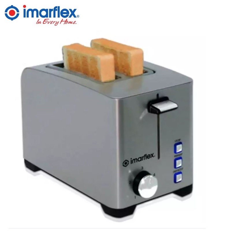 Imarflex Stainless Pop Up Toaster Slice Is S Shopee Philippines