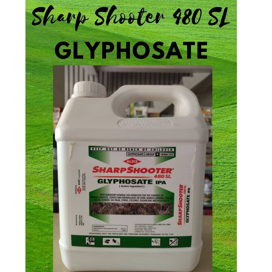 Aldiz Sharp Shooter Glyphosate Sl Gallon Herbicide Weed Killer