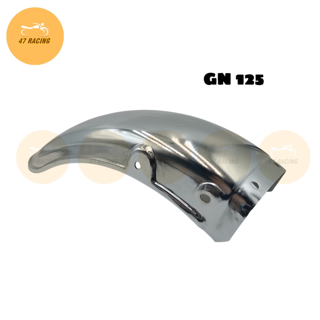 47Racing Motorcycle Stainless Steel Fender Mudguard For Gn125 Tmx125