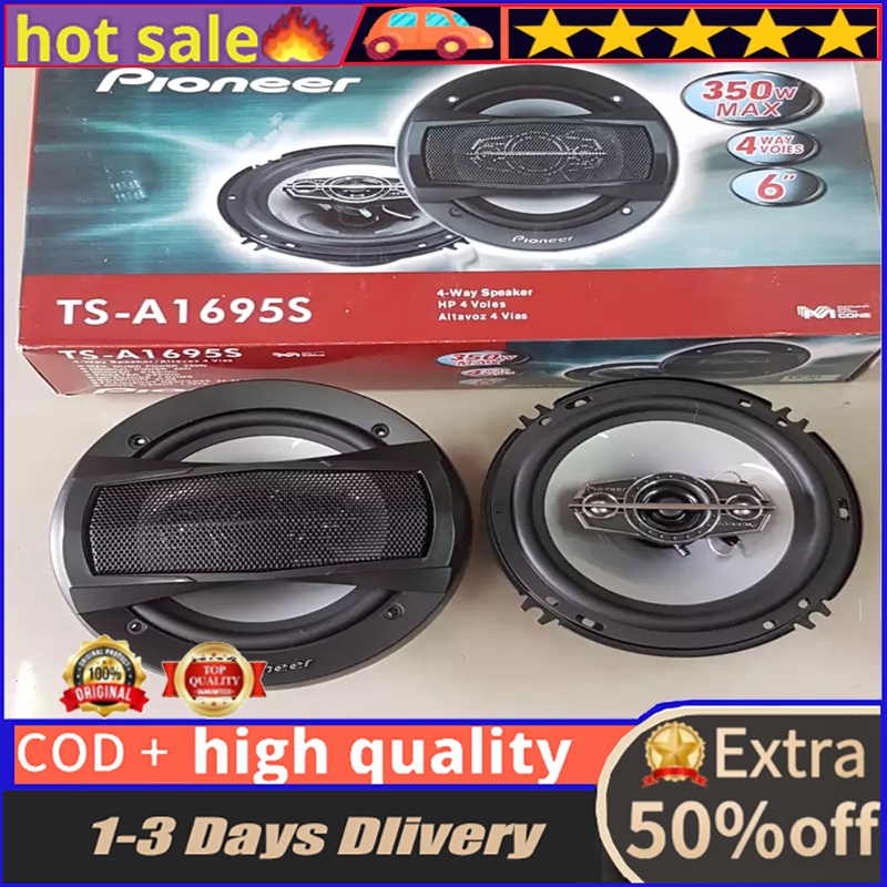 Pioneer TS A1695S TS A1696S TS A1395S 5 6 Inches Car Speaker PAIR Car