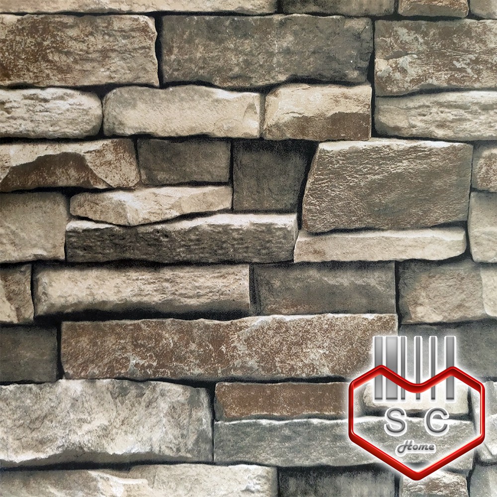 Wall Sticker Prairie Stone Bricks Cmx M High Quality Self Adhesive