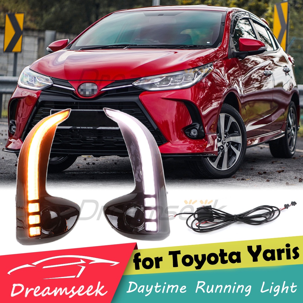 Color Led Drl Daytime Running Light For Toyota Yaris Vios Xp