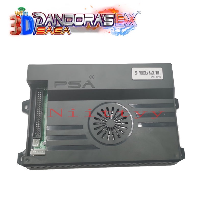 NEW Pandora Saga EX Box 3d Wifi 6666 10000 In 1 PCB Board HD Save