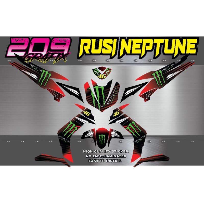 RUSI NEPTUNE FULL BODY DECALS Shopee Philippines