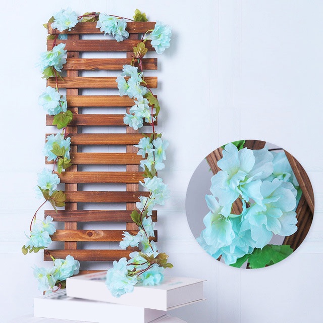 M Artificial Cherry Blossom Hanging Vine Simulation Silk