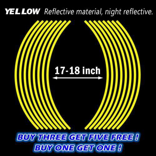 Hot Strips Reflective Motocross Bike Motorcycle Sticker For