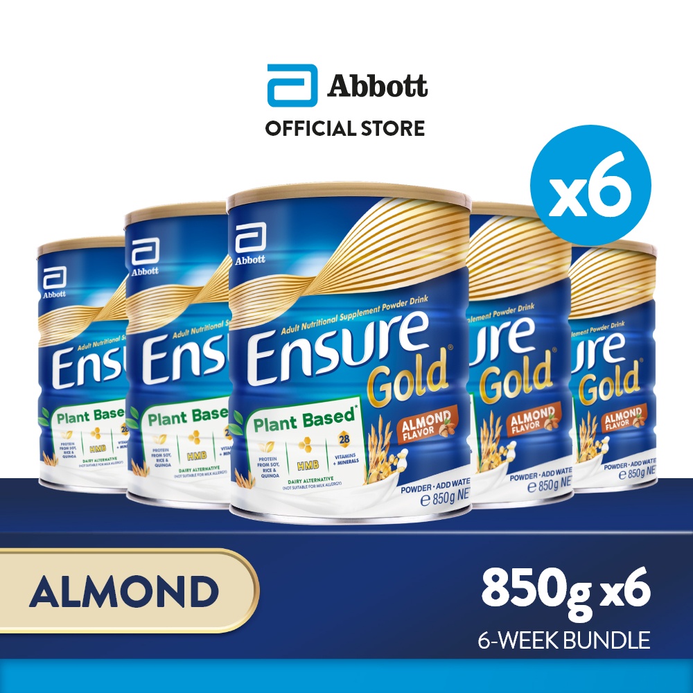 Delist Ensure Gold Hmb Plant Based Almond G Bundle Of For Adult