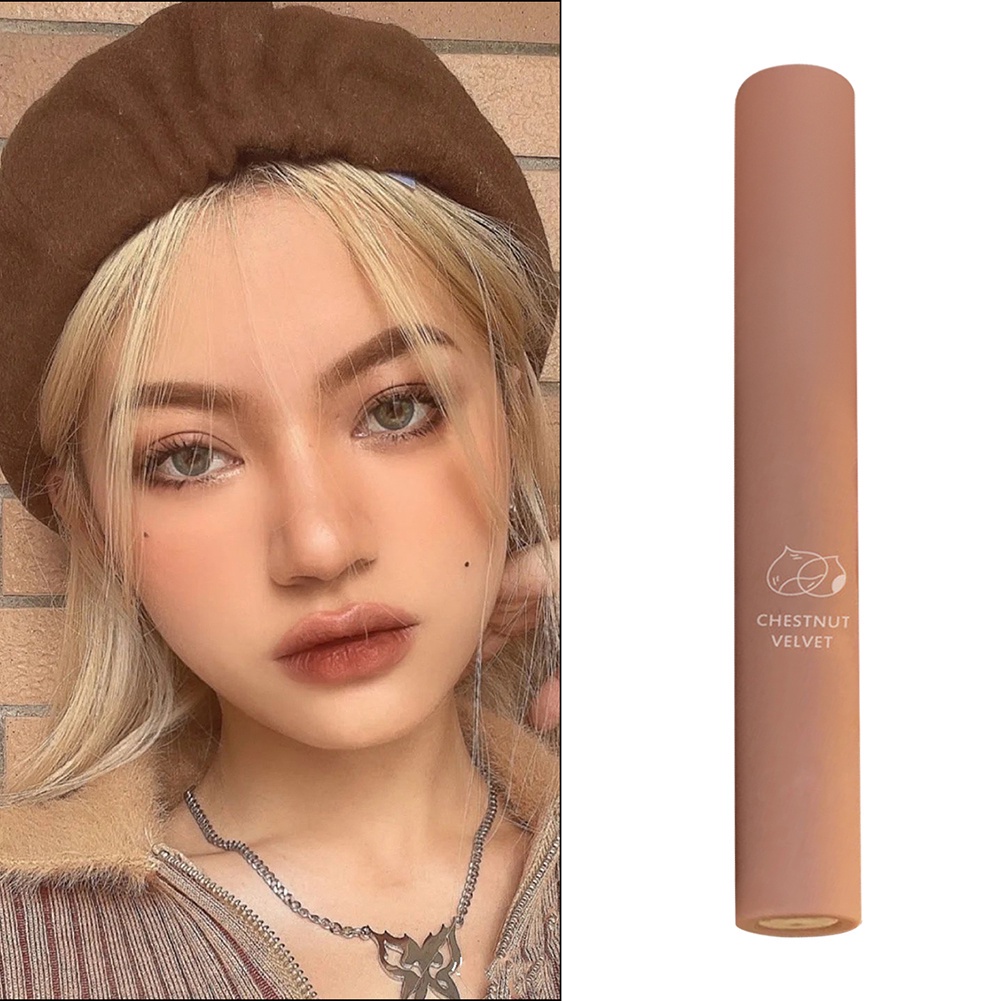 Hot Sale Daimanpu Chestnut Velvet Matte Liquid Lipstick Waterproof Lip