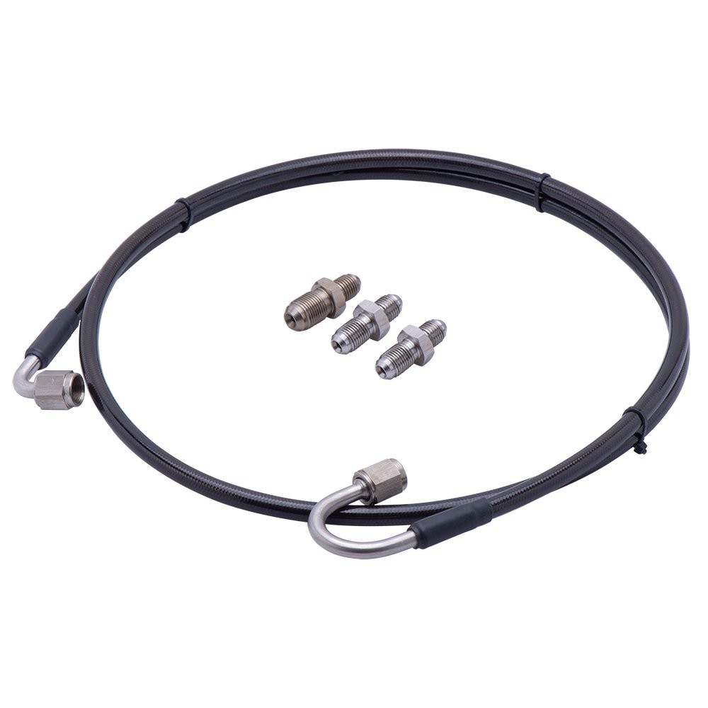 Master To Slave Cylinder Complete Stainless Clutch Line Kit With An