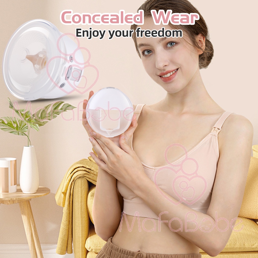 Breast Pump Wireless Rechargeable Wearable Hand Free Cup Breast Pump