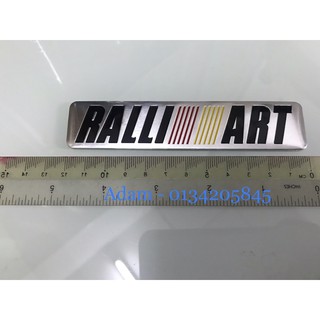 Ralliart Aluminuim Sticker For Proton Satria Wira Putra Arena