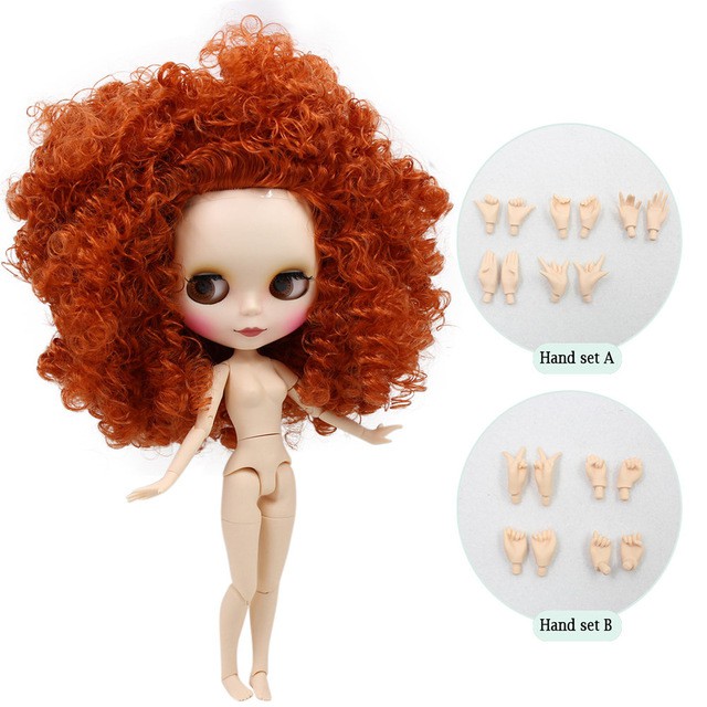 Icy Nude Blyth Doll Matte Face Kinds Of Hair Color With Big Breast