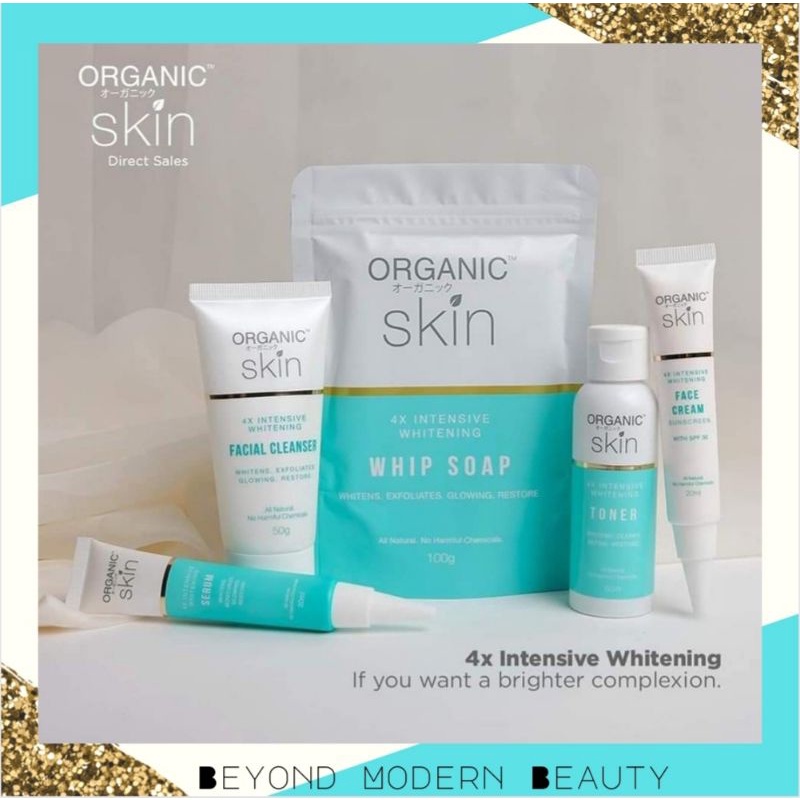 Organic Skin Japan In X Intensive Whitening Kit Singles Shopee