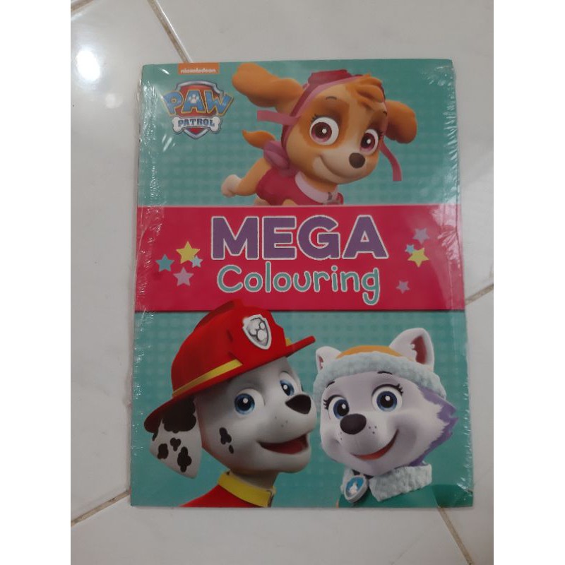 Mega Coloring Paw Patrol Bbw Coloring Book Bbw Book Shopee Philippines