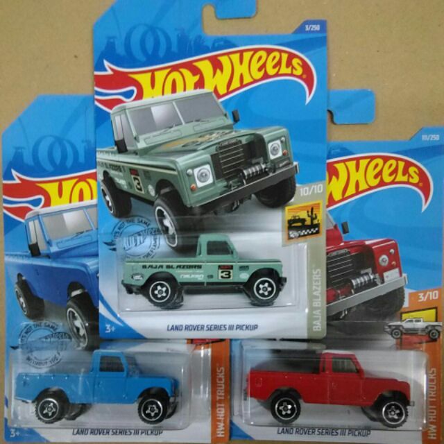 Hotwheels Land Rover Series III Pickup Hot Wheels Shopee Philippines