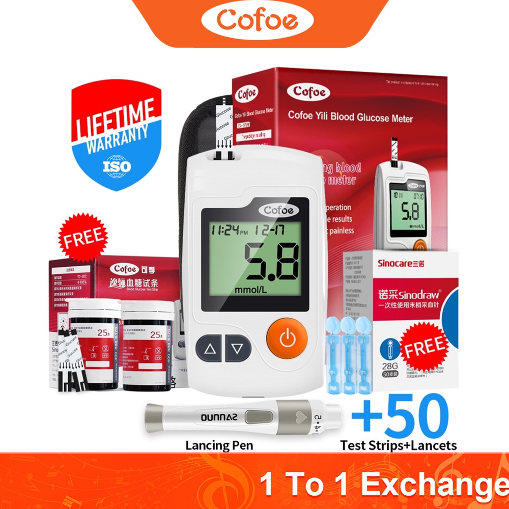 Cofoe Yili Blood Glucose Meter Glucometer Diabetes Monitor Blood Sugar