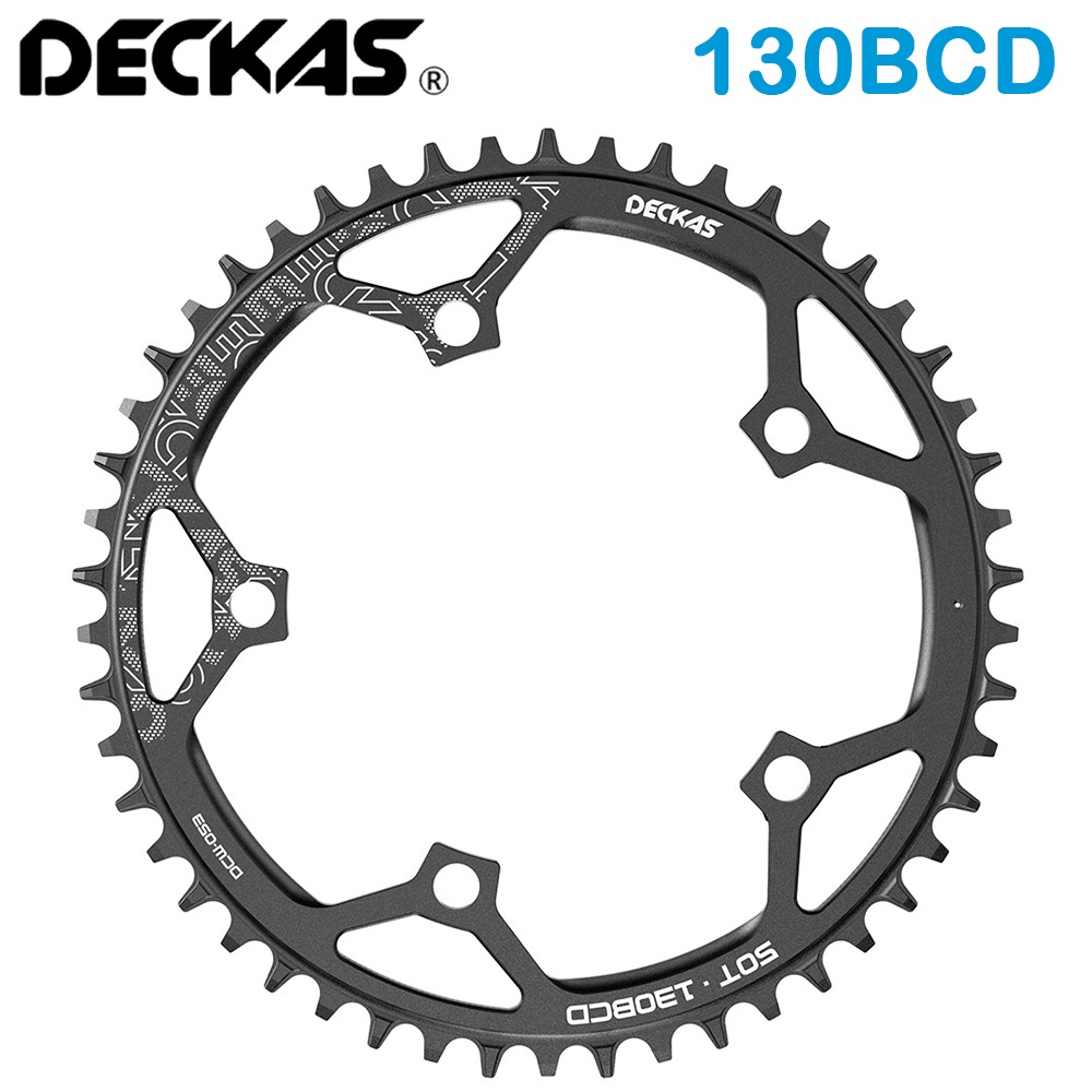 Deckas Chainring 130 BCD Round For Shimano 5700 6700 50 52 55 58 T 60T