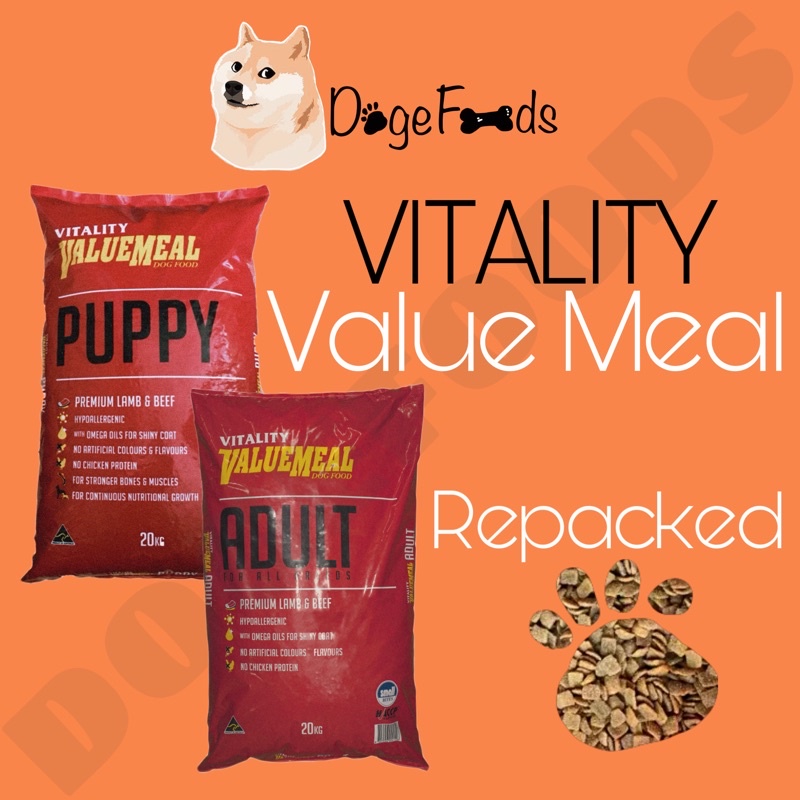 Vitality Value Meal Small Bites ADULT PUPPY Shopee Philippines