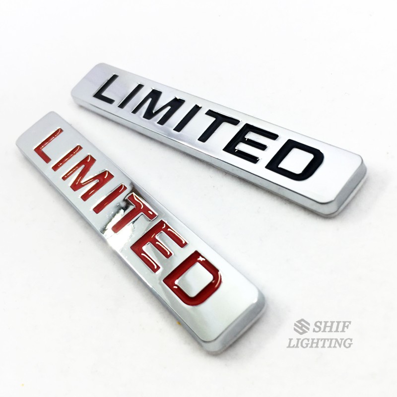 1 X Metal LIMITED Logo Car Auto Trunk Emblem Badge Sticker Shopee