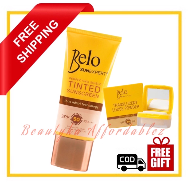 Belo Sun Expert Tinted Sunscreen SPF50 PA 50mL Free Belo Loose