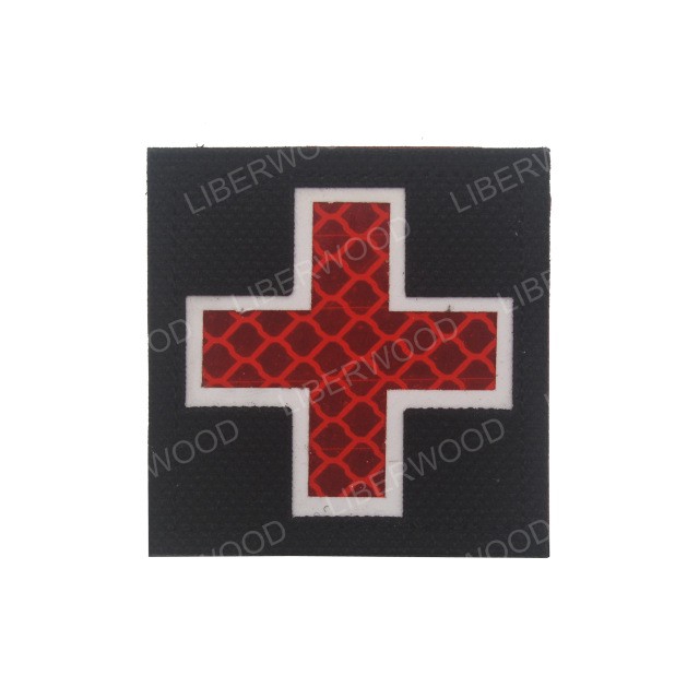 Reflective Medic Red Cross Ems Emt Med Tactical Patch Infrared Ir First