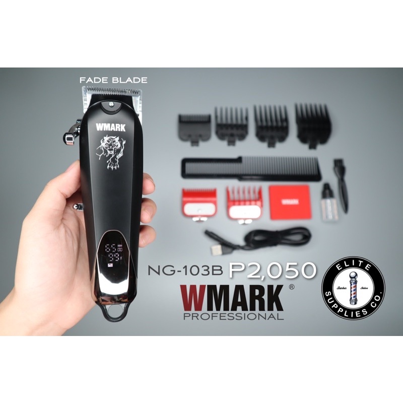 NEW IN WMARK NG 103 B Plus Professional Cordless Hair Clipper NG 103B