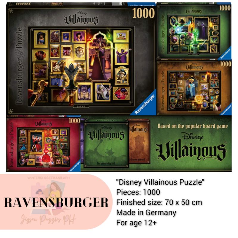 Ravensburger 1000 Piece Jigsaw Puzzle Disney Villainous Jafar