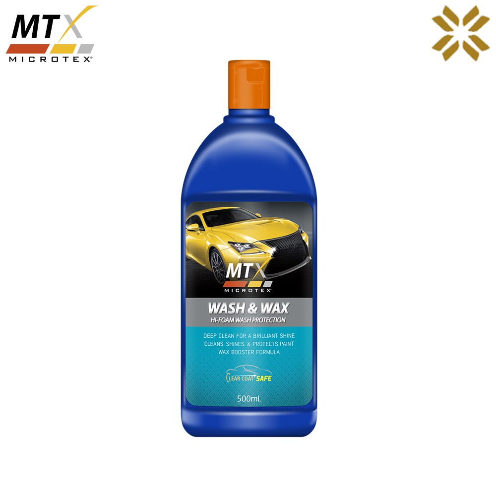 Microtex Wash And Wax Ml Hi Foam Wax Protection Car Shampoo Mtx