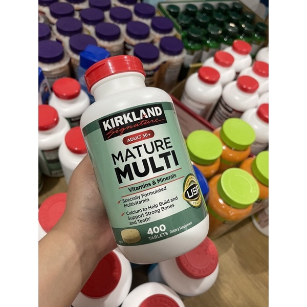 Kirkland Signature Mature Multi Vitamins Minerals 400tablets Exp