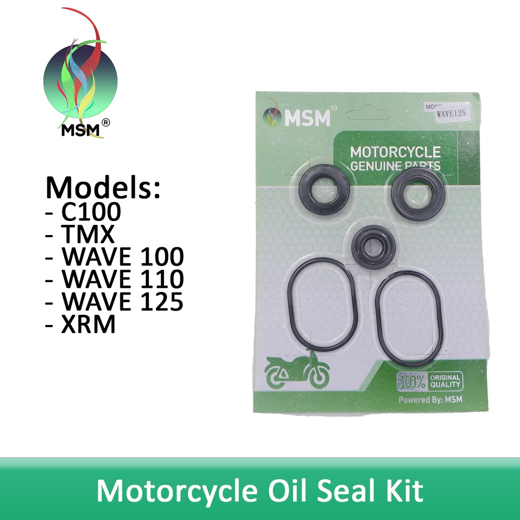 Oil Seal Kit C Tmx Wave Wave Wave Xrm Shopee