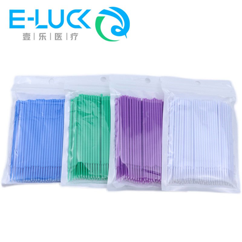 Bag Colourful Disposable Dental Micro Brush Applicator For Pcs Bag