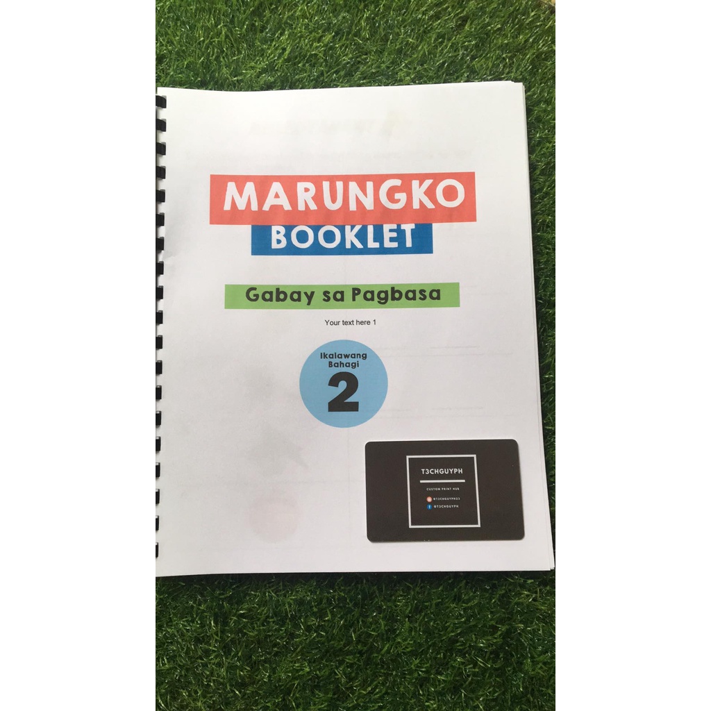 Marungko Booklet Gabay Sa Pagbasa Reading Shopee Philippines