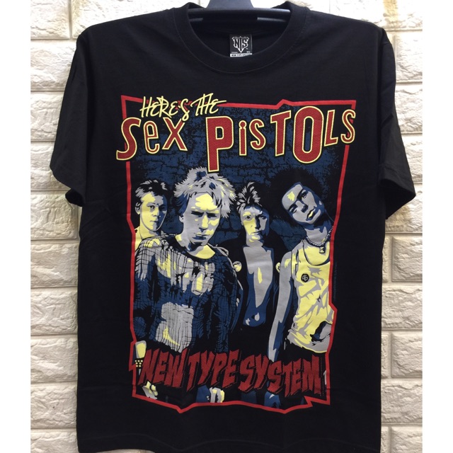 Rock Band Sex Pistols Black Shirts Shopee Philippines