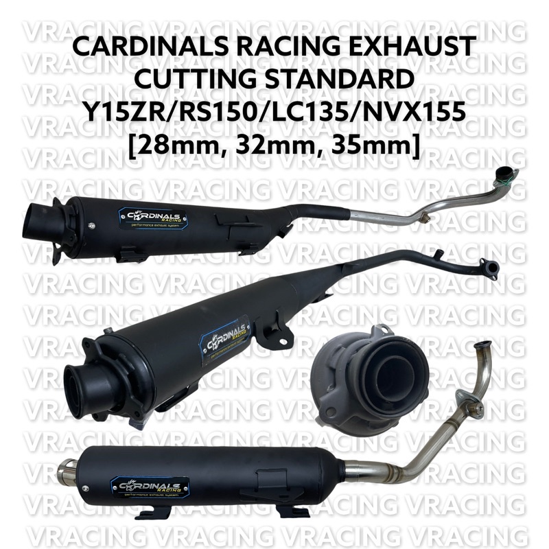 CARDINALS Racing Exhaust Y15ZR Y16ZR RS150 LC135 NVX155 28mm 32mm