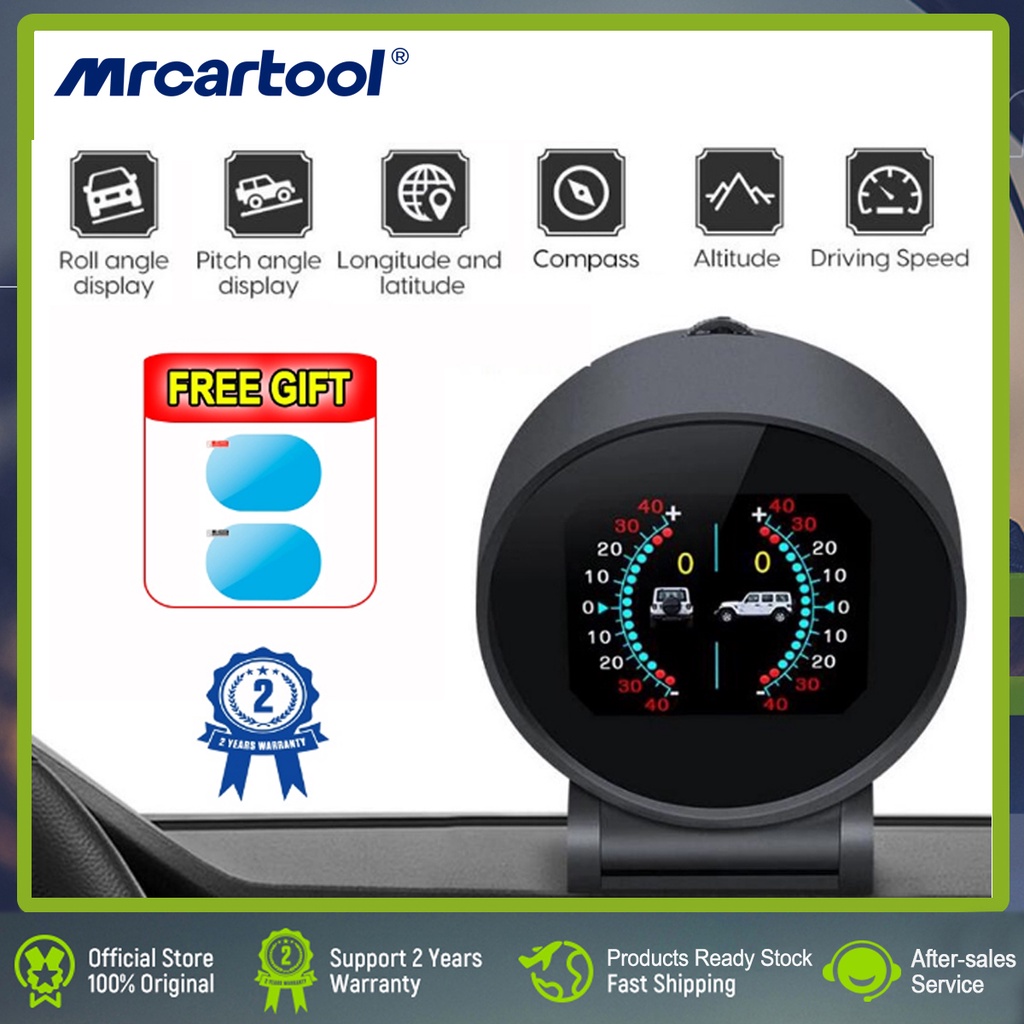 Mrcartool M Car Intelligent Inclinometer Dual Channel Gps Compass