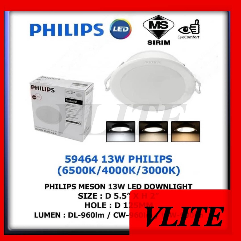 PHILIPS MESON PLUTO 59464 13W 4 9466 17W 6 59471 24W 8 LED