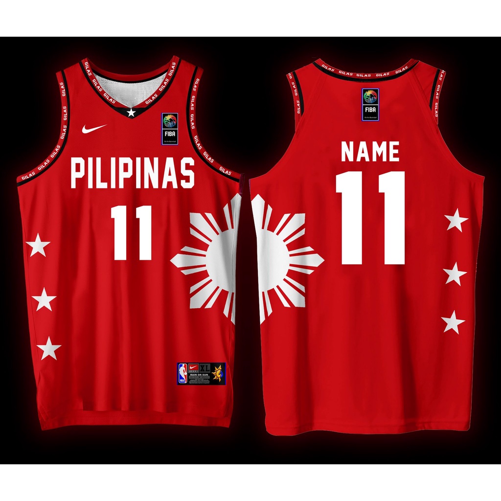 New Pilipinas Basketball Jersey Free Customize Of Name And Number Only