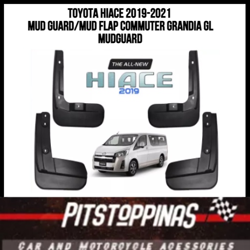 Toyota Hiace 2019 2021 Mud Guard Mud Flap Commuter Grandia GL Mudguard