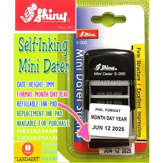 Shiny Self Inking Mini Dater S 300 Shopee Philippines