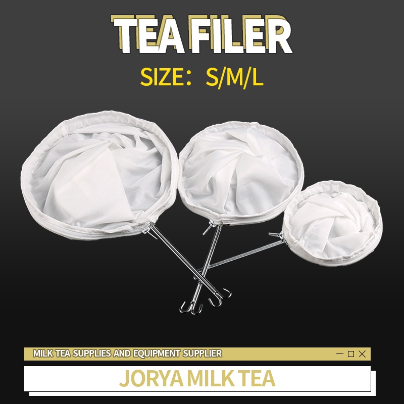 Milk Tea Filter Bag Coffee Washable Reusable Thai Tea Filter Stainless