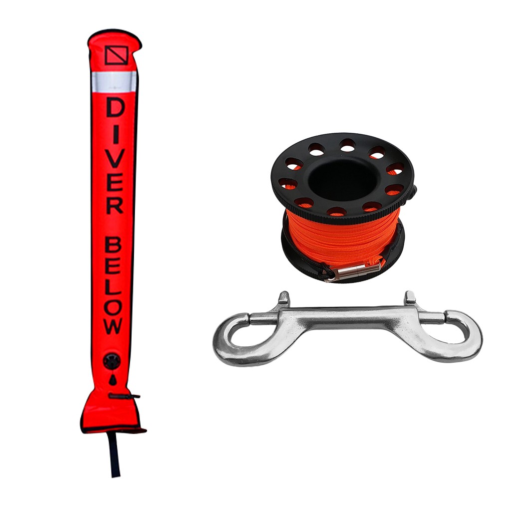 Scuba Diving Smb Surface Marker Buoy Dive Reel Finger Spool Shopee