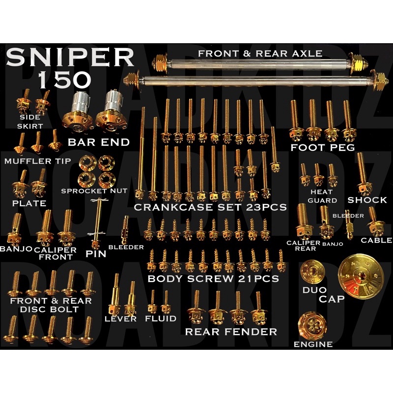 Full Set Heng Bolts Sniper Shopee Philippines